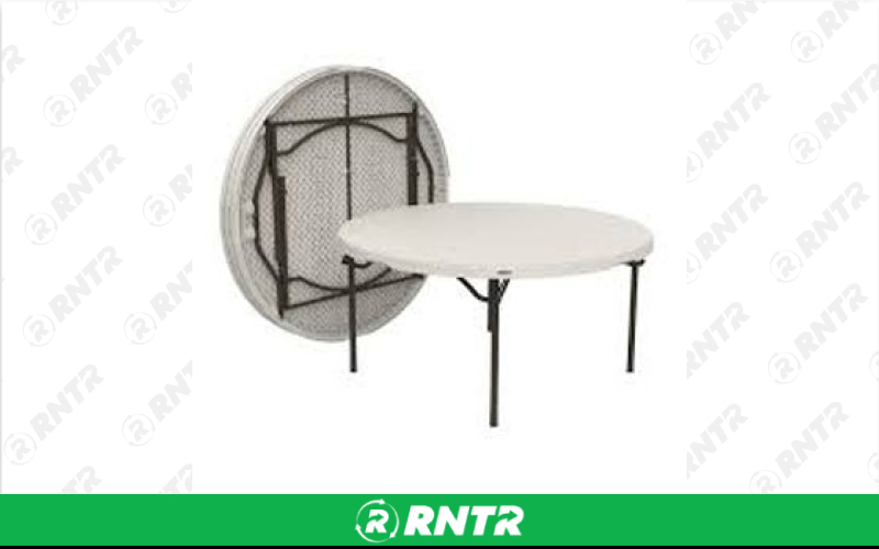 Generic 60 Round Table - Wood – For rent in Spokane, Washington – Entertainment Warehouse | RNTR.com – Image 1 of 1