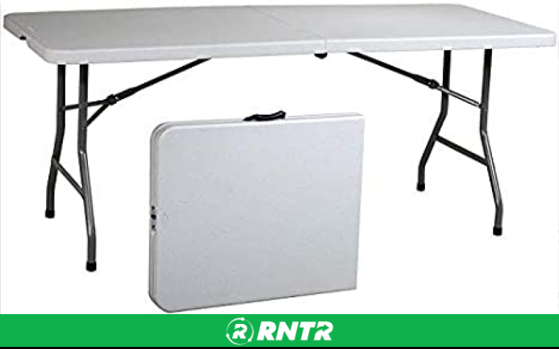 Summit City Rental 8 Foot Banquet Table (Fold in 1/2) – For rent in woodburn, indiana – Summit City Rental | RNTR.com – Image 1