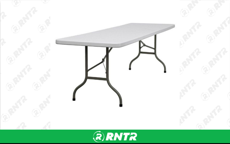 Generic 8' Plastic Banquet Table – For rent in york, pennsylvania – A and R Rental | RNTR.com – Image 1