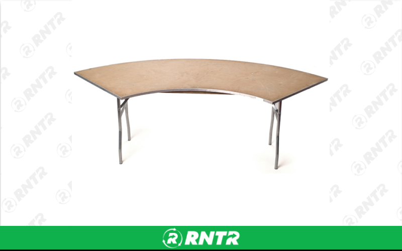 Generic 8' Serpentine Table – For rent in york, pennsylvania – A and R Rental | RNTR.com – Image 1