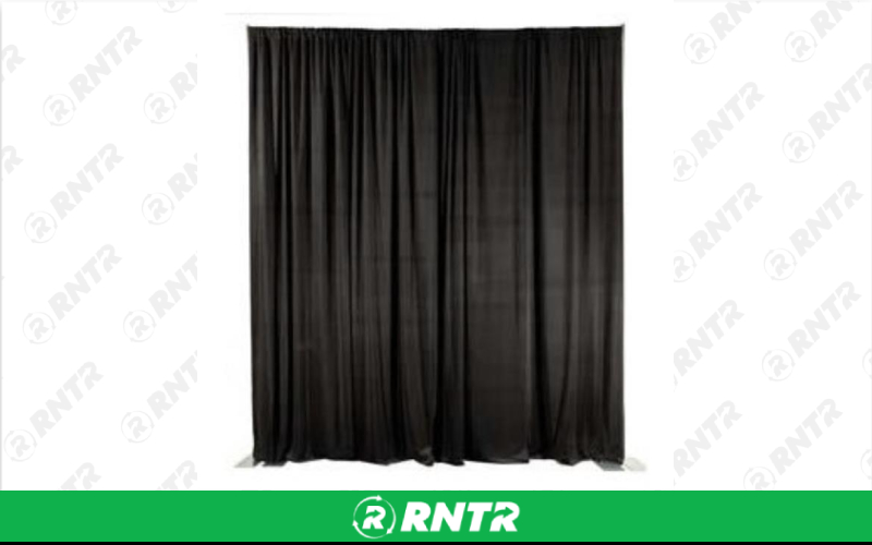 Generic 8' TALL PIPE-N-DRAPE KIT/PER SECTION – For rent in Lafayette, Indiana – Midwest Rentals Inc  | RNTR.com – Image 1 of 1