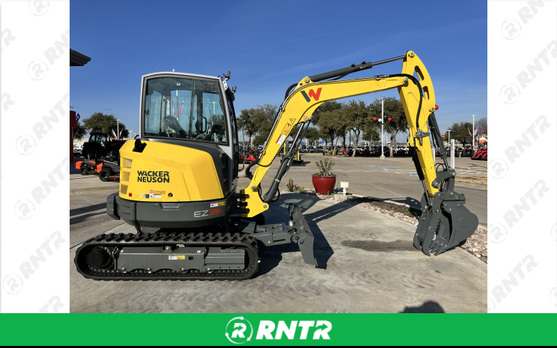 Wacker Neuson 8800lb Mini Excavator EZ36 CAB – For rent in fort-worth, texas – FW EQUIPMENT RENTALS | RNTR.com – Image 1