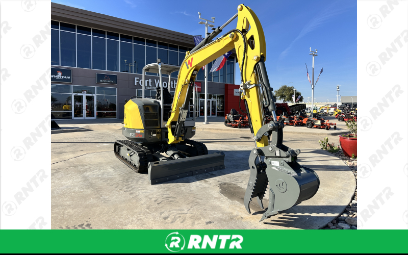 Wacker Neuson 8800lb Mini Excavator EZ36 ROPS – For rent in Fort Worth, Texas – FW EQUIPMENT RENTALS | RNTR.com – Image 3 of 3