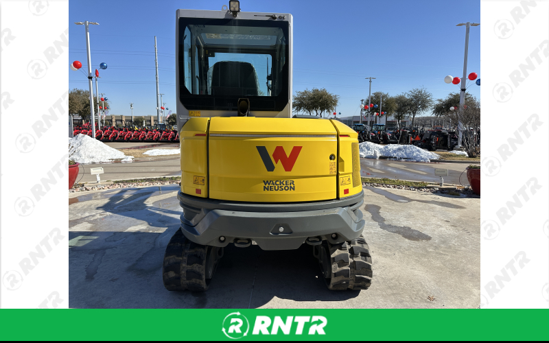 Wacker Neuson 9400lb Mini Excavator ET42 CAB – For rent in Fort Worth, Texas – FW EQUIPMENT RENTALS | RNTR.com – Image 3 of 3