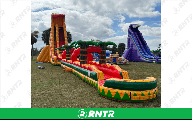Generic Aztec Falls Water Slide 40ft SL – For rent in Pompano Beach, Florida – Palm Beach Party and Bounce | RNTR.com – Image 1 of 1