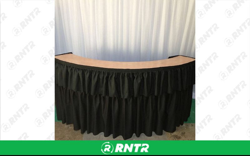 Generic Bar Counter - Curved – For rent in spokane, washington – Entertainment Warehouse | RNTR.com – Image 1
