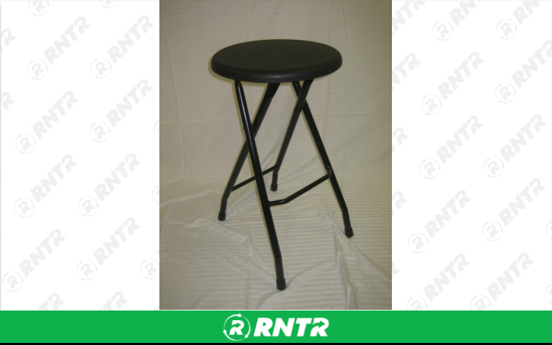 Generic BAR STOOL - BLACK FOLDING – For rent in lafayette, indiana – Midwest Rentals Inc  | RNTR.com – Image 1