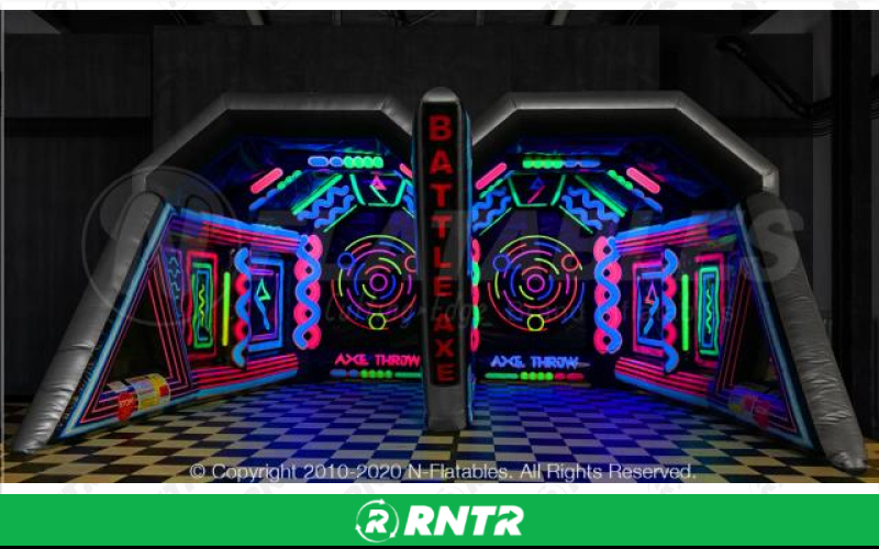 Generic BATTLE AXE BLACKLIGHT THROW MOONWALK – For rent in Lafayette, Indiana – Midwest Rentals Inc  | RNTR.com – Image 2 of 2