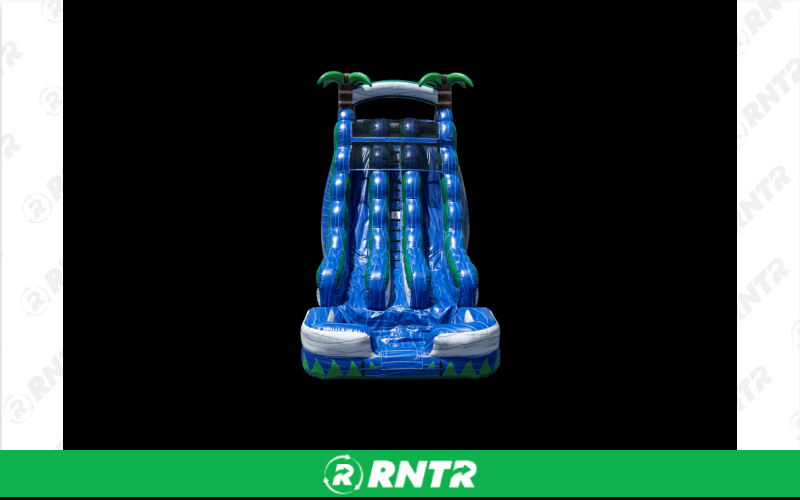 Generic Blue Falls Water Slide 25ft DL – For rent in Pompano Beach, Florida – Palm Beach Party and Bounce | RNTR.com – Image 1 of 3