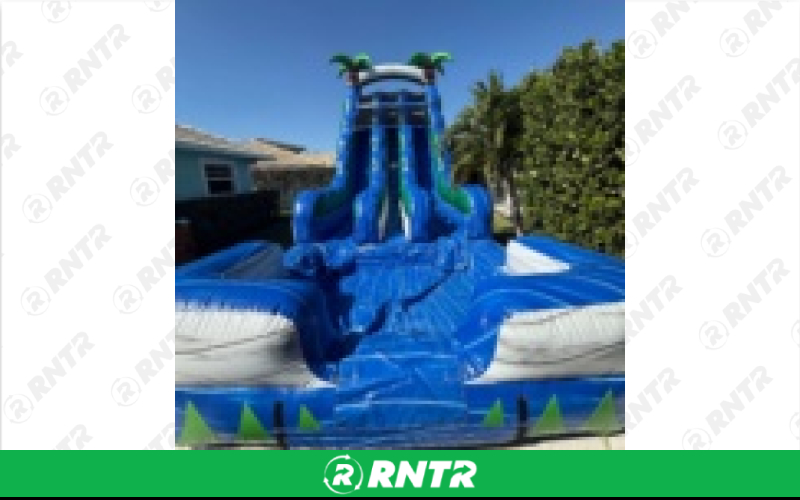 Generic Blue Falls Water Slide 25ft DL – For rent in Pompano Beach, Florida – Palm Beach Party and Bounce | RNTR.com – Image 2 of 3
