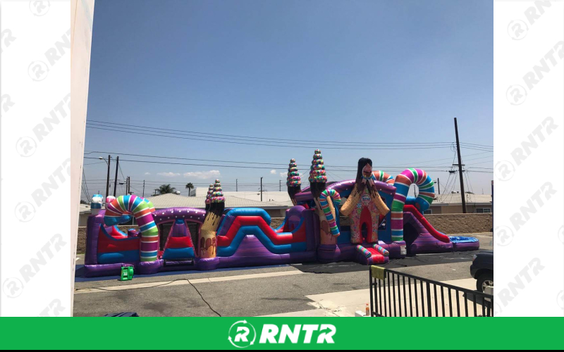 Generic Candy Land Obstacle Course – For rent in pompano-beach, florida – South Florida Bounce | RNTR.com – Image 1
