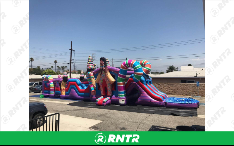 Generic Candy Land Obstacle Course – For rent in Pompano Beach, Florida – South Florida Bounce | RNTR.com – Image 2 of 2