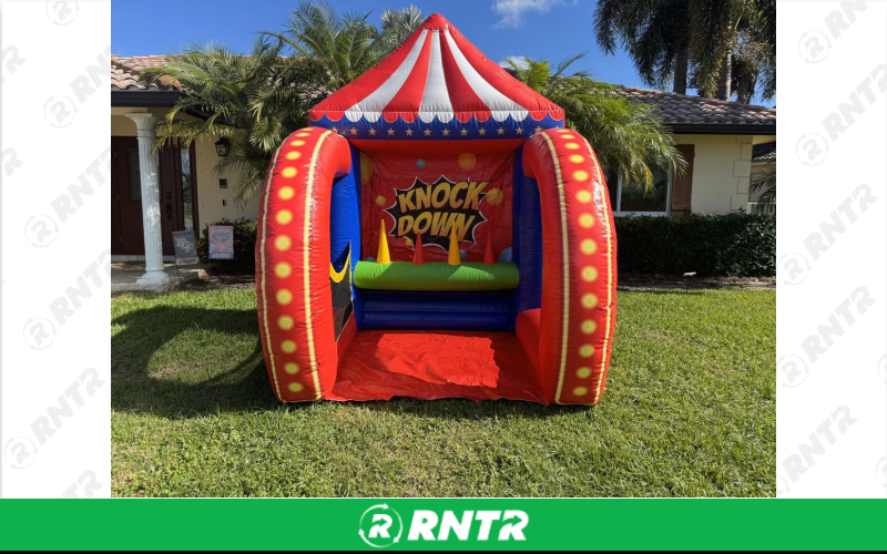 Generic Carnival Game - Knock Down – For rent in pompano-beach, florida – South Florida Bounce | RNTR.com – Image 1