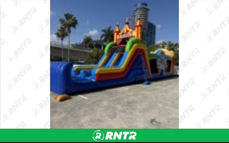 Generic Carnival Obstacle Course – For rent in pompano-beach, florida – South Florida Bounce | RNTR.com – Image 1