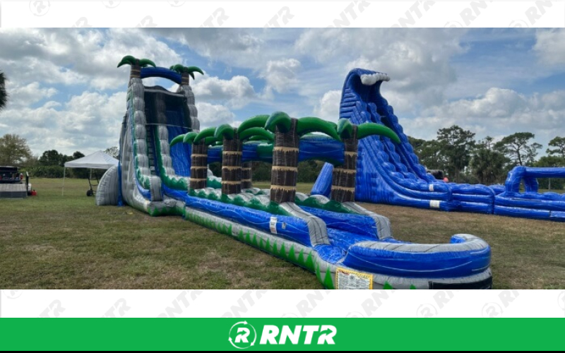 Generic Cascade Crush Water Slide 30ft SL – For rent in Pompano Beach, Florida – Palm Beach Party and Bounce | RNTR.com – Image 1 of 3