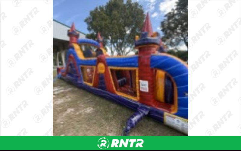 Generic Castle Tower Obstacle Course – For rent in Pompano Beach, Florida – Palm Beach Party and Bounce | RNTR.com – Image 2 of 3