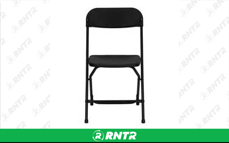 Generic CHAIR - BLACK PLASTIC – For rent in lafayette, indiana – Midwest Rentals Inc  | RNTR.com – Image 1