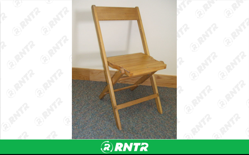 Generic CHAIR - WOOD - NATURAL – For rent in Lafayette, Indiana – Midwest Rentals Inc | RNTR.com – Image 1 of 1