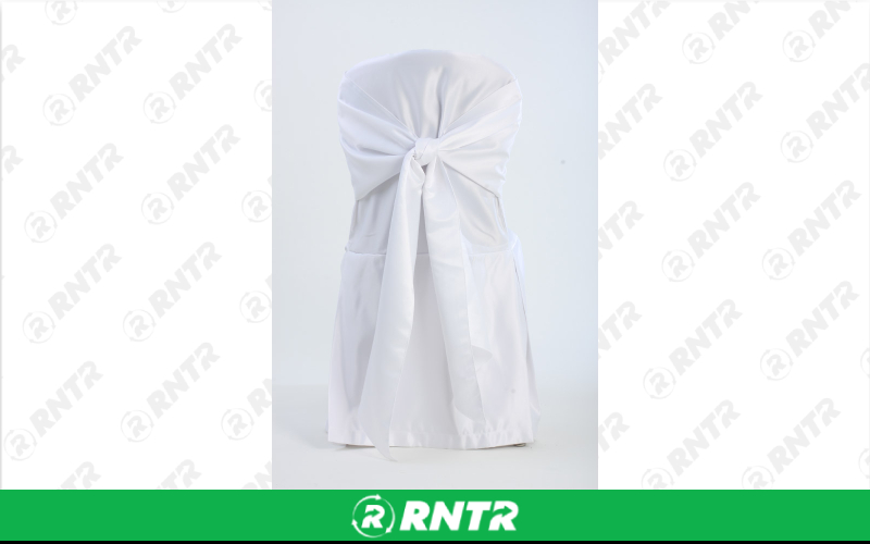 Generic CHAIR WRAP - WHITE – For rent in Lafayette, Indiana – Midwest Rentals Inc  | RNTR.com – Image 1 of 1