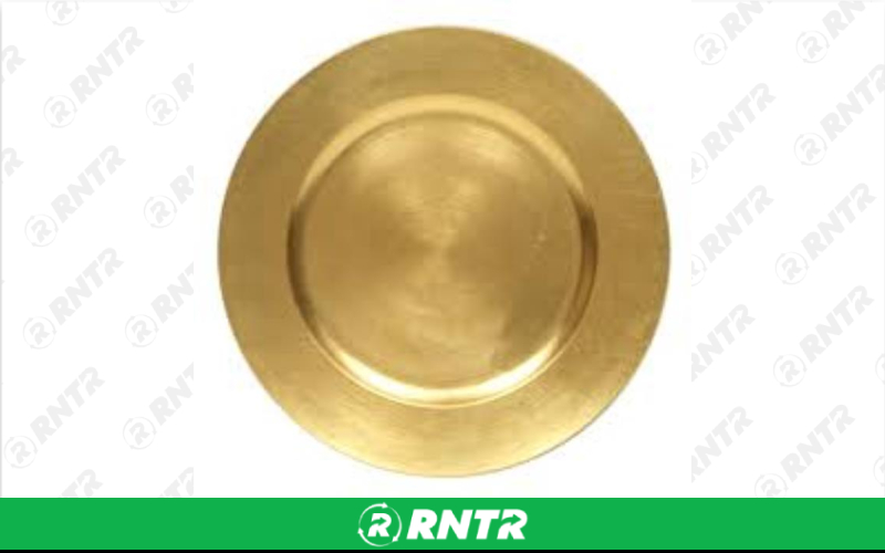 Generic CHARGER PLATE - GOLD 13 ROUND – For rent in lafayette, indiana – Midwest Rentals Inc  | RNTR.com – Image 1