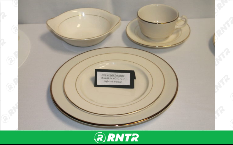 Generic CREAMER - CHINA IVORY/GOLD – For rent in lafayette, indiana – Midwest Rentals Inc  | RNTR.com – Image 1