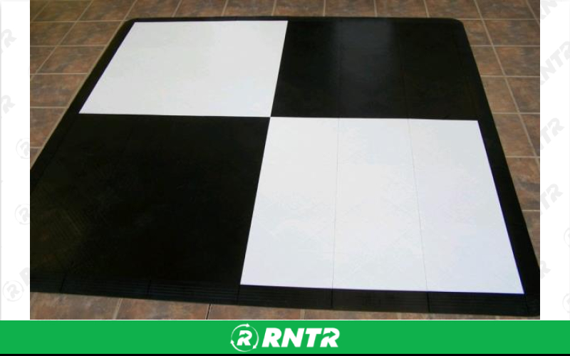 Generic DANCE FLOOR - BLACK & WHITE - 12 x 12 INVERTED – For rent in Lafayette, Indiana – Midwest Rentals Inc | RNTR.com – Image 1 of 1