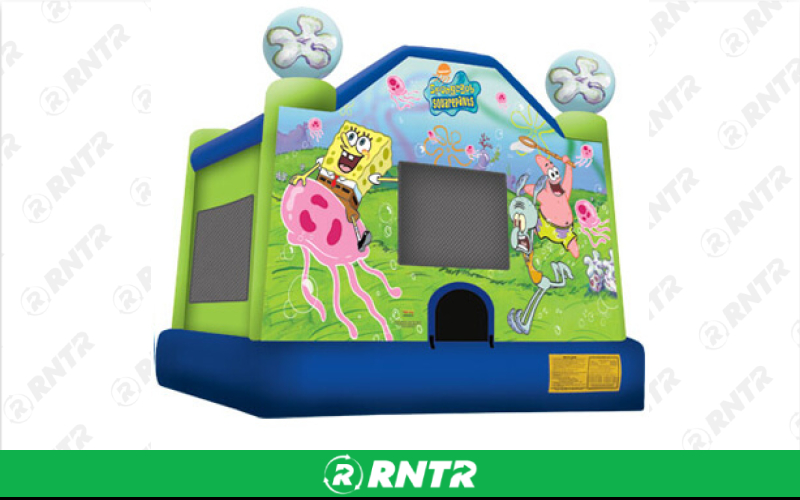 Generic Deluxe Sponge Bob Bounce House – For rent in pompano-beach, florida – South Florida Bounce | RNTR.com – Image 1