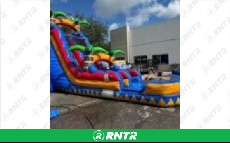 Generic Desert Springs Water Slide 25ft SL – For rent in Pompano Beach, Florida – South Florida Bounce | RNTR.com – Image 2 of 3
