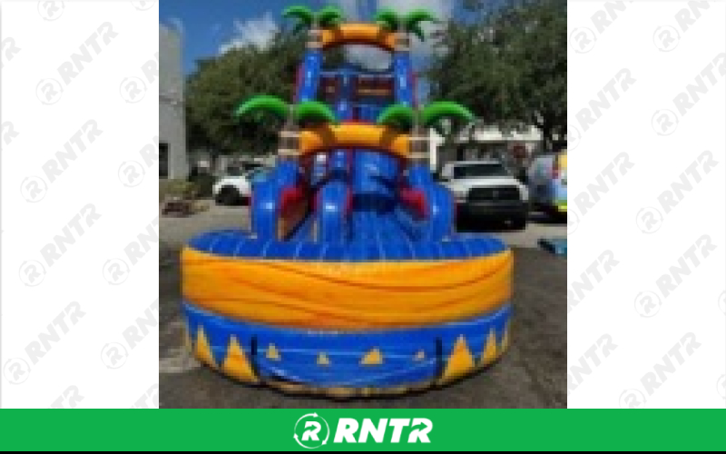 Generic Desert Springs Water Slide 25ft SL – For rent in Pompano Beach, Florida – South Florida Bounce | RNTR.com – Image 3 of 3