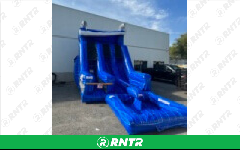 Generic Dolphin Water Slide 18ft DL – For rent in pompano-beach, florida – South Florida Bounce | RNTR.com – Image 1