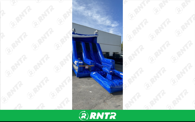Generic Dolphin Water Slide 18ft DL – For rent in Pompano Beach, Florida – Palm Beach Party and Bounce | RNTR.com – Image 3 of 3