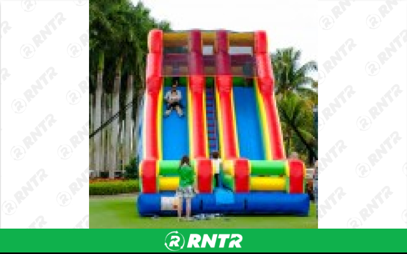 Generic Dual lane SkyScraper 25ft – For rent in pompano-beach, florida – South Florida Bounce | RNTR.com – Image 1