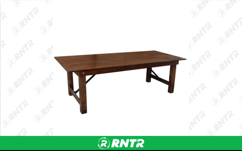 Generic FARMHOUSE FOLDING FARM TABLE – For rent in Lafayette, Indiana – Midwest Rentals Inc | RNTR.com – Image 2 of 3