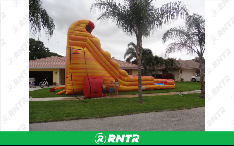 Generic Firestorm Water Slide – For rent in Pompano Beach, Florida – South Florida Bounce | RNTR.com – Image 2 of 3