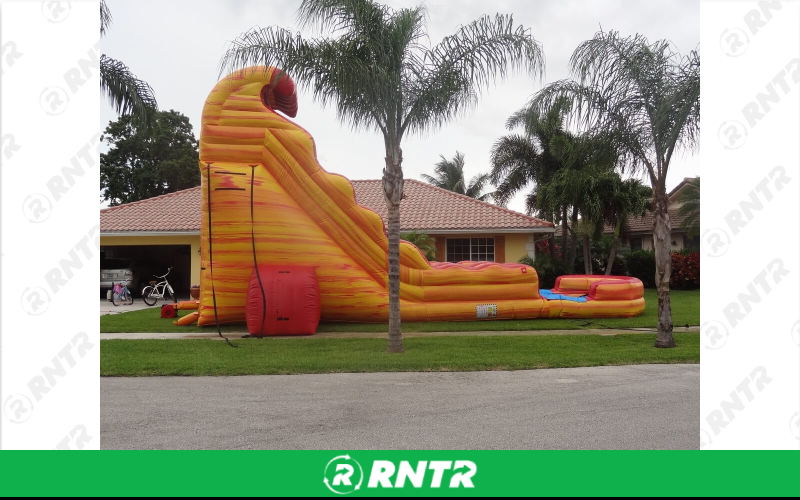 Generic Firestorm Water Slide – For rent in Pompano Beach, Florida – South Florida Bounce | RNTR.com – Image 3 of 3
