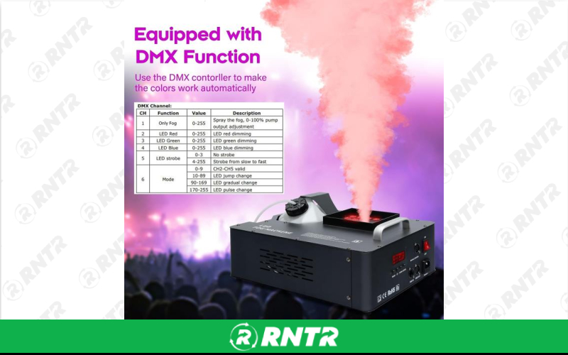 Generic FOG MACHINE 1500 W – For rent in Lafayette, Indiana – Midwest Rentals Inc | RNTR.com – Image 3 of 3