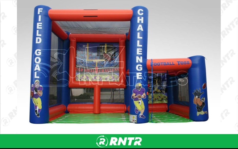 Generic Football Challenge - Kick & Throw – For rent in pompano-beach, florida – South Florida Bounce | RNTR.com – Image 1