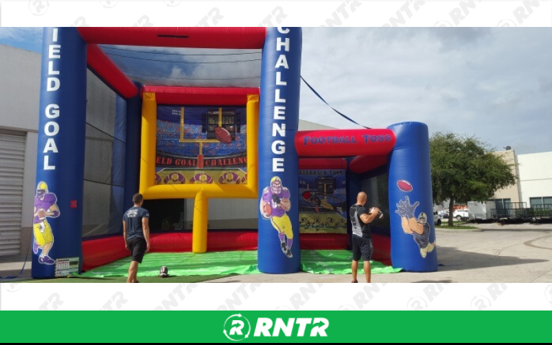 Generic Football Challenge - Kick & Throw – For rent in Pompano Beach, Florida – Palm Beach Party and Bounce | RNTR.com – Image 2 of 3