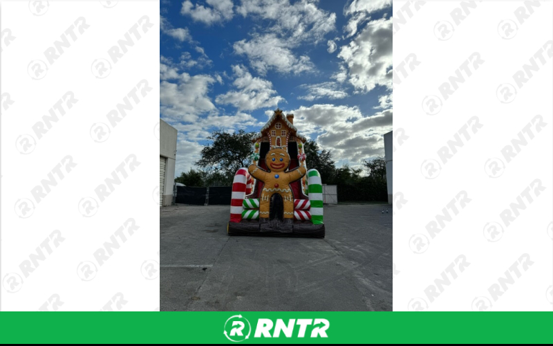 Generic Gingerbread Slide 28ft DL – For rent in Pompano Beach, Florida – Palm Beach Party and Bounce | RNTR.com – Image 2 of 3