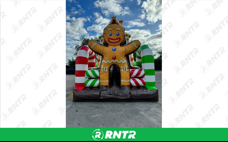 Generic Gingerbread Slide 28ft DL – For rent in Pompano Beach, Florida – Palm Beach Party and Bounce | RNTR.com – Image 3 of 3