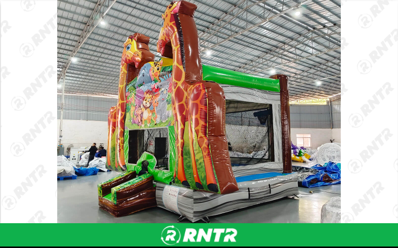 Generic Giraffe Bounce House – For rent in Pompano Beach, Florida – South Florida Bounce | RNTR.com – Image 2 of 3