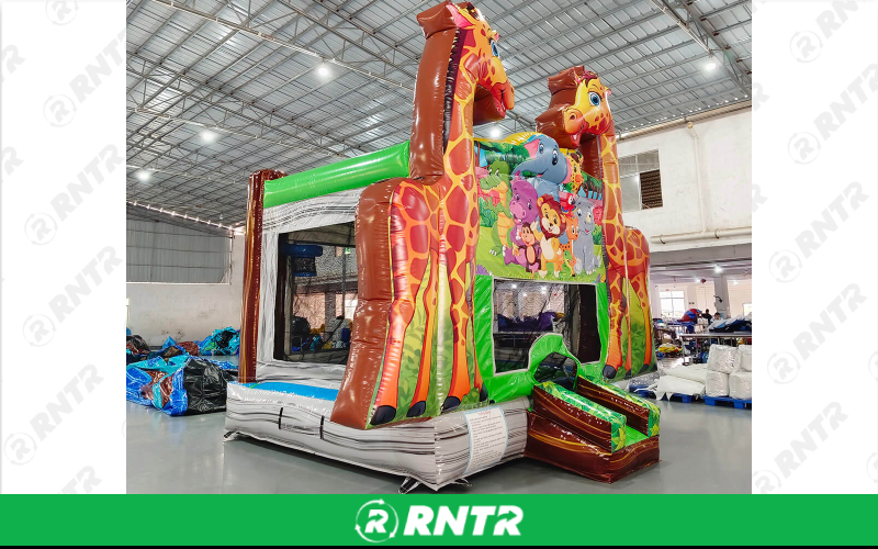 Generic Giraffe Bounce House – For rent in Pompano Beach, Florida – South Florida Bounce | RNTR.com – Image 3 of 3