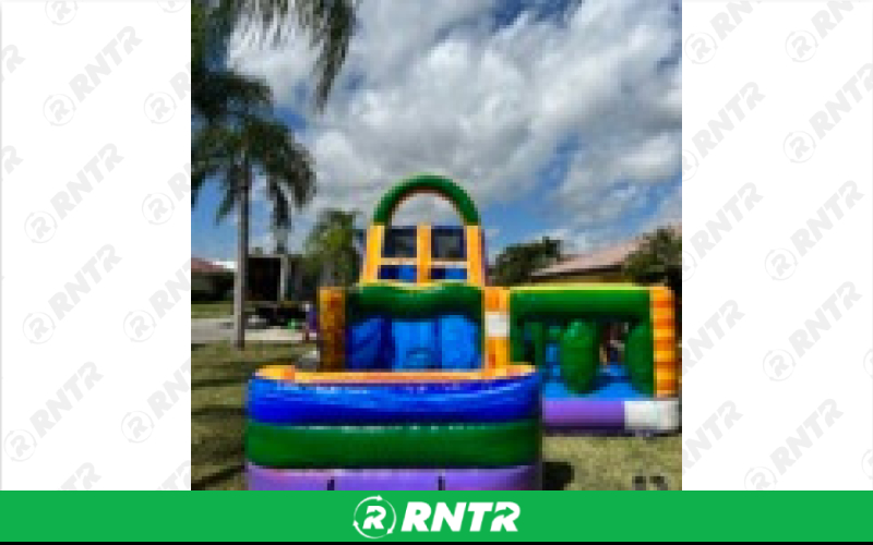 Generic Goombay Splash Obstacle Course – For rent in pompano-beach, florida – South Florida Bounce | RNTR.com – Image 1