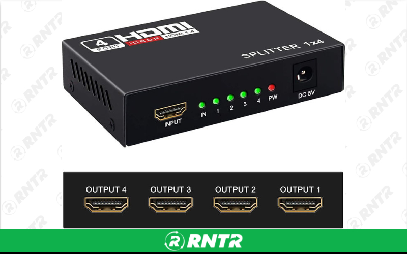 Generic HDMI Splitter 1x4 (4 way) – For rent in spokane, washington – Entertainment Warehouse | RNTR.com – Image 1
