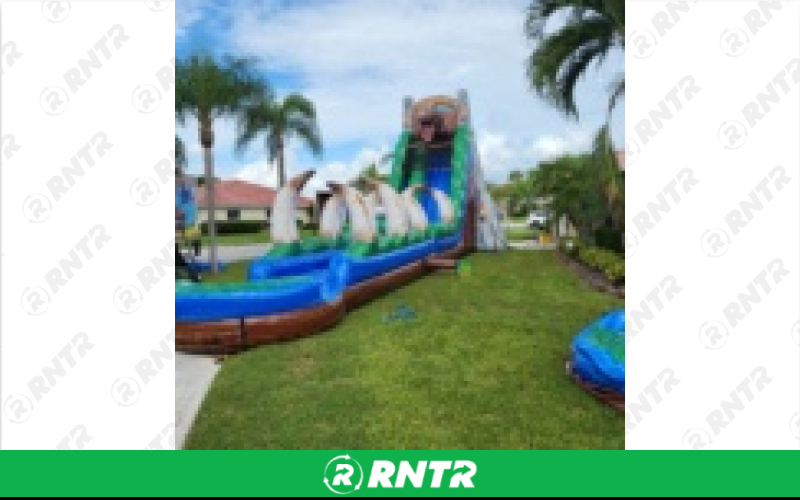 Generic Jurassic Falls Water Slide – For rent in Pompano Beach, Florida – Palm Beach Party and Bounce | RNTR.com – Image 3 of 3