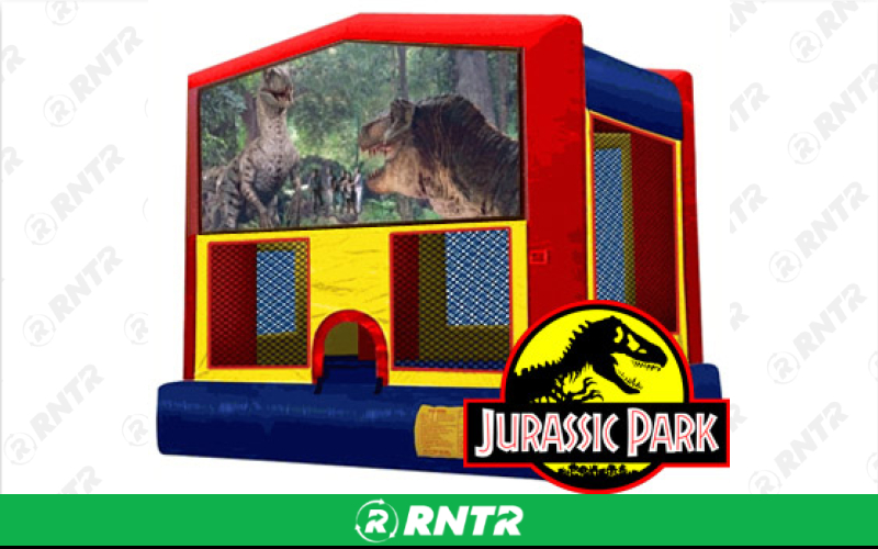 Generic Jurassic Park Banner – For rent in pompano-beach, florida – South Florida Bounce | RNTR.com – Image 1