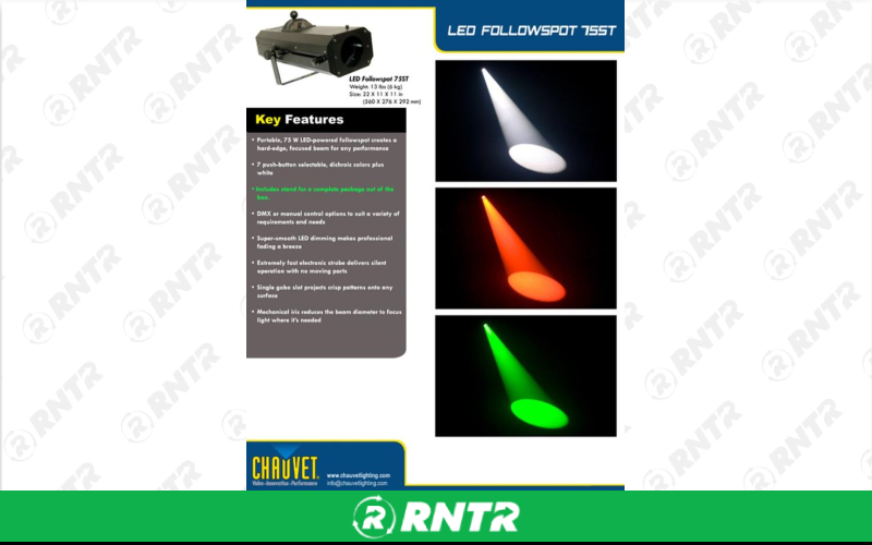 Generic LED Follow Spot Light – For rent in Lafayette, Indiana – Midwest Rentals Inc | RNTR.com – Image 3 of 3