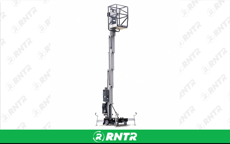 Generic LIFT - PUSH AROUND SINGLE MANLIFT - 30-FT – For rent in Hazel Green, Alabama – Christopher Equipment  | RNTR.com – Image 2 of 3