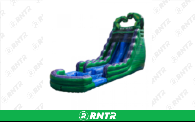 Generic Little Hulk Water Slide 22ft DL – For rent in pompano-beach, florida – South Florida Bounce | RNTR.com – Image 1