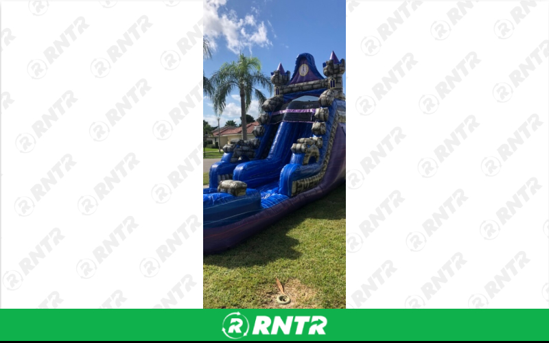 Generic Magic Kingdom Water Slide 20ft SL – For rent in pompano-beach, florida – South Florida Bounce | RNTR.com – Image 1